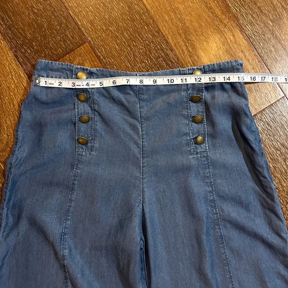 *SOLD* Abercrombie and Fitch Wide Leg Sailor Style Pants - Picture 10 of 14